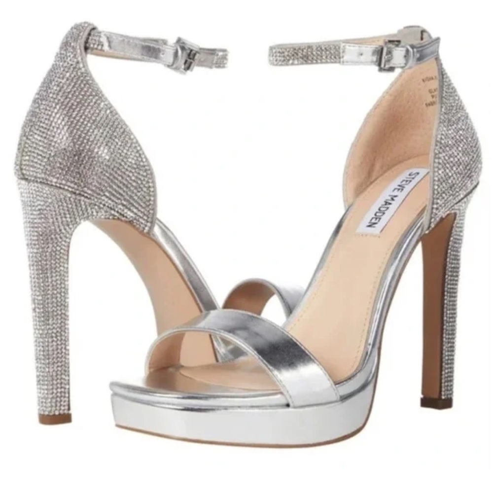 Steve Madden rhinestone heels